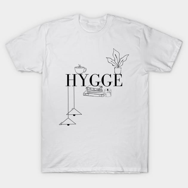 Hygge Logo for Scandinavian Style Lovers T-Shirt by A.P.